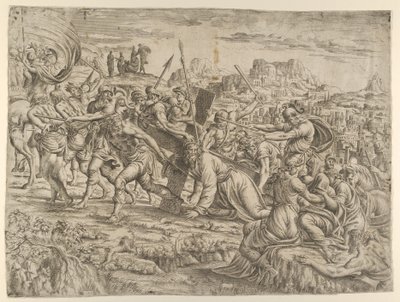 Bärande av korset, 1544. av Jean Mignon
