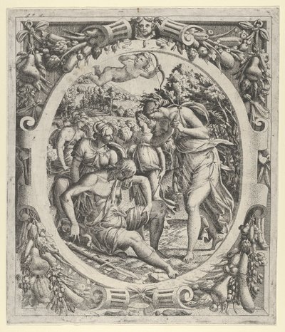 Adonis död, 1535-55. av Jean Mignon