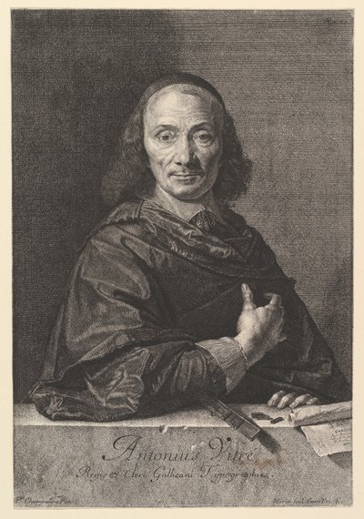 Antoine Vitre, typrograf hos kungen. av Jean Morin
