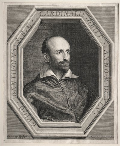 Kardinal Guido Bentivoglio, påvlig nuncio vid Ludvig XIII:s hov. av Jean Morin