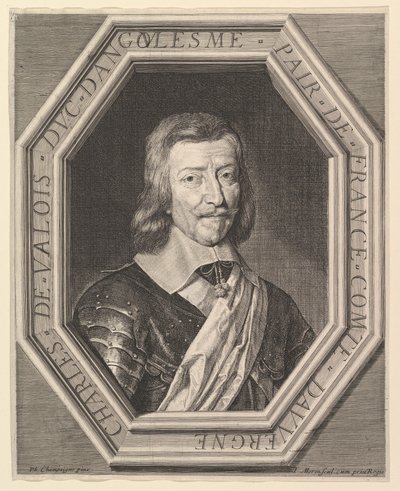 Charles de Valois, hertig av Angoulême. av Jean Morin