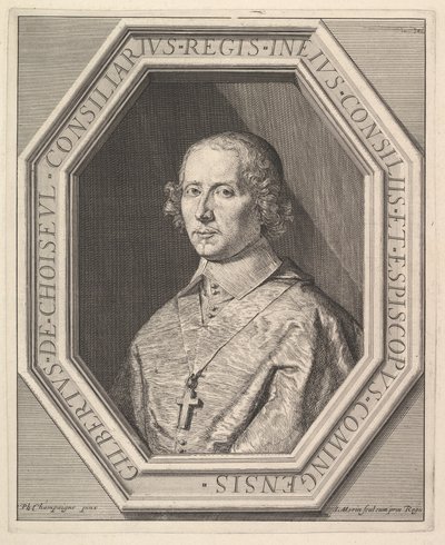 Gilbert de Choiseul-Praslin, biskop av Comminges. av Jean Morin