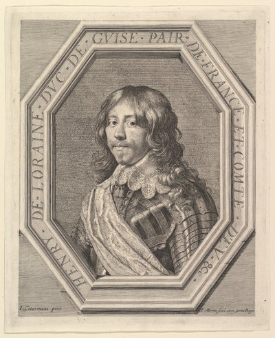 Henrik II av Lorraine, hertig av Guise. av Jean Morin
