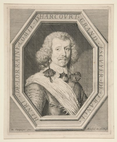 Henri de Lorraine, greve av Harcourt, kallad Cadet la Perle (1601-1666) av Jean Morin