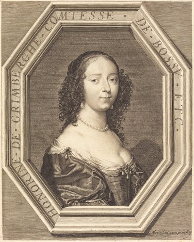 Honorine Grimberge, grevinna av Bossu av Jean Morin