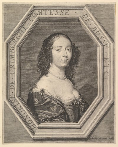 Honorine de Grimberghe, grevinna av Bossu av Jean Morin
