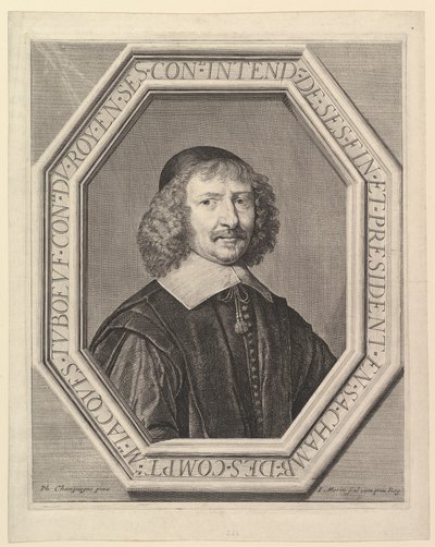 Jacques Tuboeuf, finansdirektör. av Jean Morin