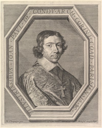 Jean-Francois-Paul de Gondy, coadjutor till ärkebiskopen av Paris, framtida kardinal av Retz. av Jean Morin