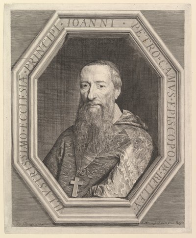 Jean-Pierre Camus, biskop av Belley. av Jean Morin