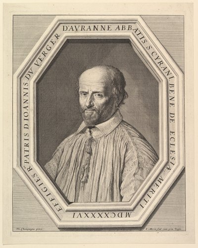 Jean Duvergier de Hauranne, abbot av Saint-Cyran. av Jean Morin
