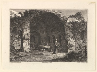 La Caffarella eller Grotte dEgerie. av Jean Morin
