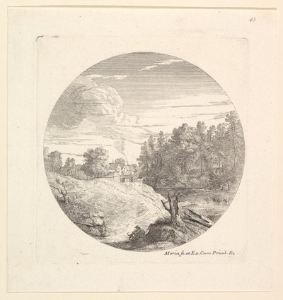 Bonden och hans hund. av Jean Morin