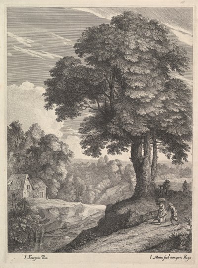 De två stugorna. av Jean Morin