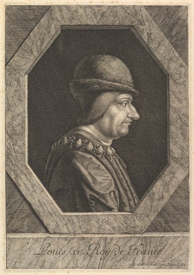 Ludvig XI, kung av Frankrike. av Jean Morin