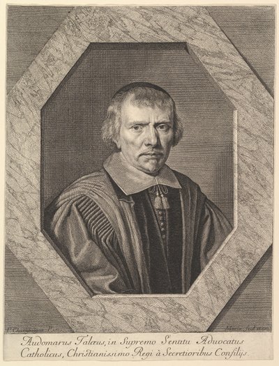 Omer II Talon, advokat i parlamentet och rådgivare åt kungen. av Jean Morin