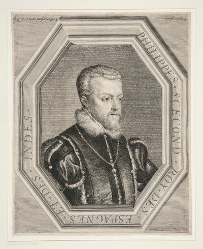 Filip II av Spanien av Jean Morin