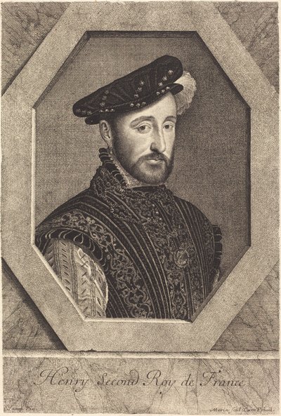 Henrik II av Jean Morin after François Clouet