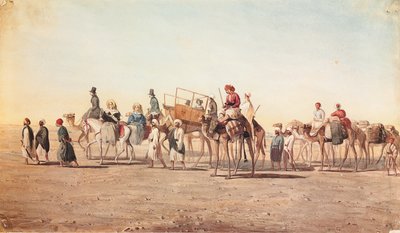 Vår husvagn i öknen av Jean Nicolas Henri de Chacaton