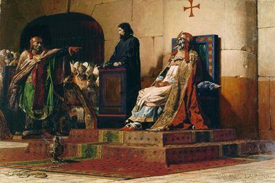Påven Formosus och Stephen VII, 1870 av Jean Paul Laurens