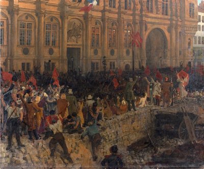 Republikens proklamation den 24 februari 1848, ca. 1902. av Jean Paul Laurens
