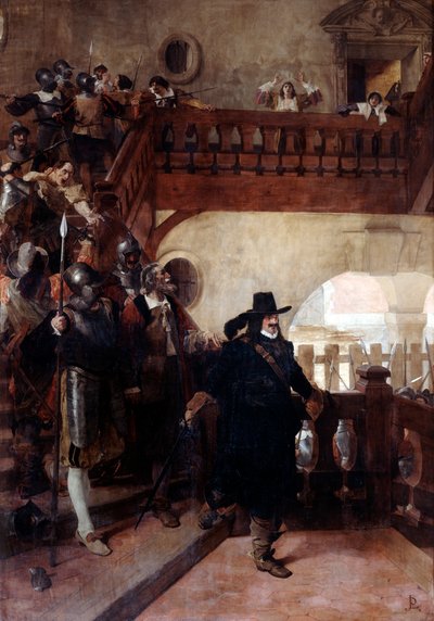 Arresteringen av rådman Broussel, 26 augusti 1648 1800-talets början av Jean Paul Laurens