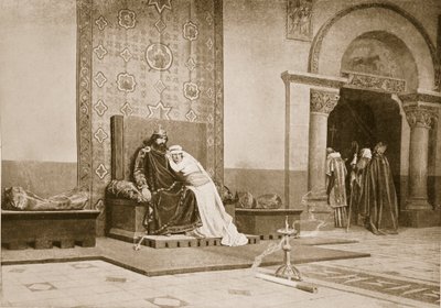 Exkommunikationen av Robert den fromme, illustration från 
