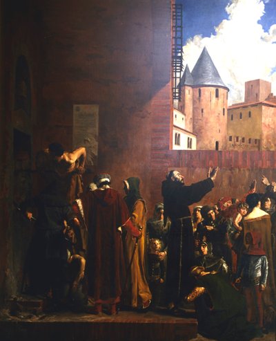 Belägringen av Carcassonne, 1209 c1858-1921 av Jean Paul Laurens