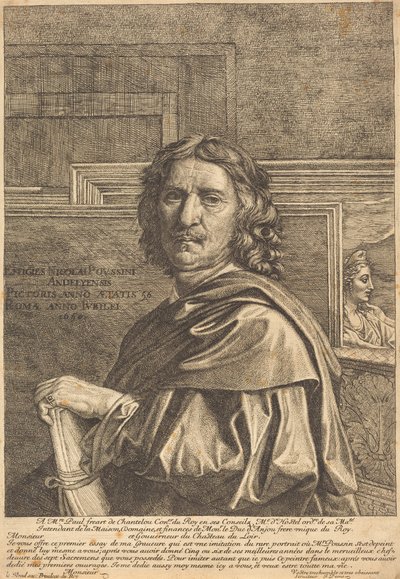 Nicholas Poussin av Jean Pesne after Nicolas Poussin