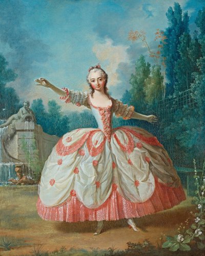 Porträtt av Barbara Campanini 1721-1799, känd som La Barbarina, 1721 av Jean Philippe Delaroche