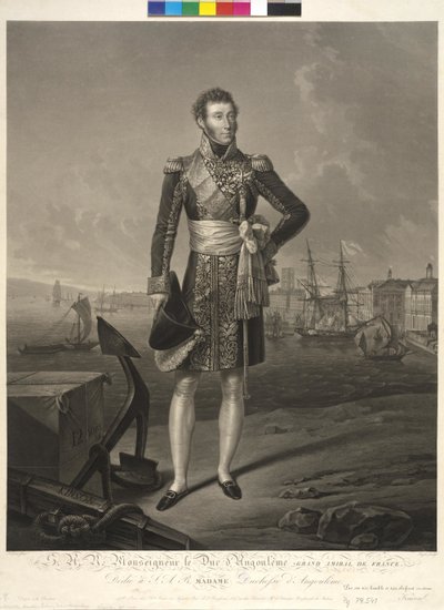 Frankrikes tronföljare Louis Anton av Jean Pierre Marie Jazet
