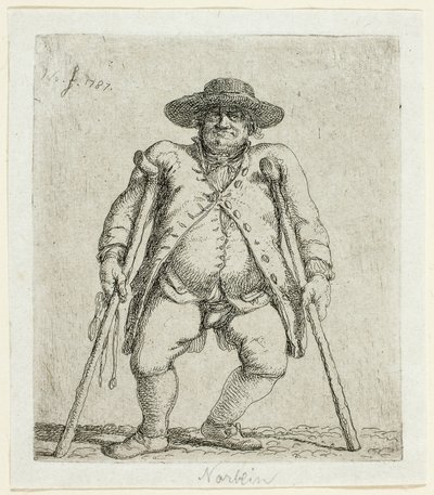 Beggar Man av Jean Pierre Norblin de La Gourdaine