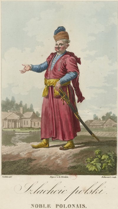 polsk adelsman av Jean Pierre Norblin de La Gourdaine
