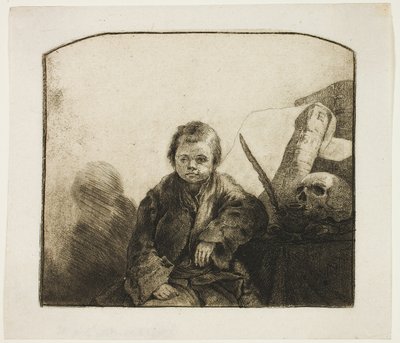 Den lille filosofen av Jean Pierre Norblin de La Gourdaine