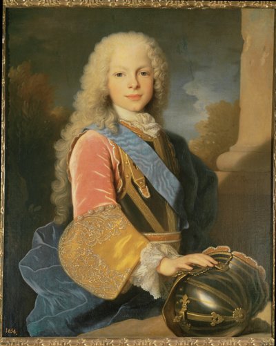 Ferdinand VI som barn;son till Philipp V och hans första hustru, Maria Luisa av Savojen av Jean Ranc