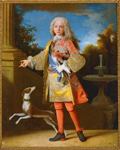 Ferdinand VI av Spanien som barn ... (målning på duk) av Jean Ranc