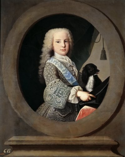 Luis Antonio Jaime av Spanien 1727-1785, Cardinal Infante, 1731. av Jean Ranc