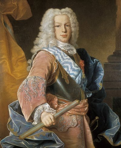 Porträtt av Fernando VI. ca. 1734 (olja på duk) av Jean Ranc