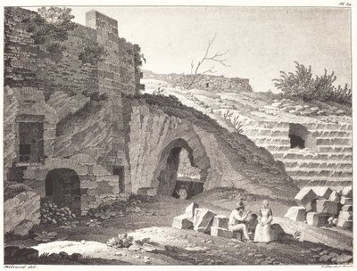 Rustik picknick i ruiner av Jean René Méliand