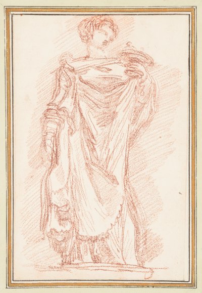 Stående mansfigur i chiton av Jean-Robert Ango