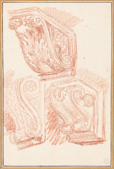Studie av konsoler av Jean-Robert Ango