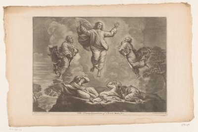 Transfiguratie Kristi förvandling (titel på objekt) av Jean Simon