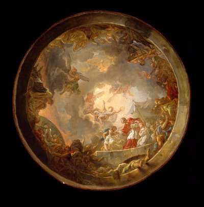 Sankt Carlo Borromeo tar hand om pestoffren av Jean Simon Berthelemy