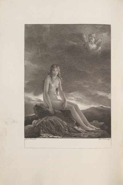 Kärleken till Psyche och Cupid följt av Adonis, dikt av Jean de la Fontaine