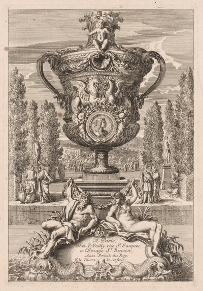 Dekorativ urna, 1600-tal. av Jean le Pautre