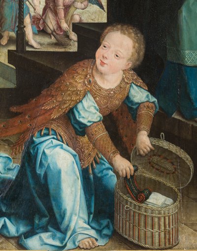 Triptyk över tillbedjan av Jesusbarnet av Jean the Elder (attr. to) Bellegambe