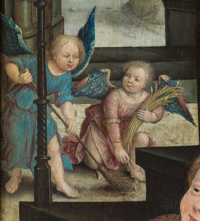 Triptyk över tillbedjan av Jesusbarnet av Jean the Elder (attr. to) Bellegambe