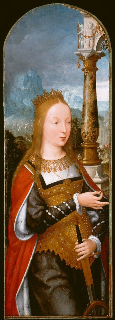 Sankta Katarina, ca 1520 (olja på pannå) av Jean the Elder Bellegambe