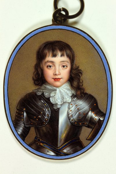 Charles, prins av Wales, senare Charles II av Jean the Elder Petitot