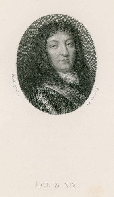 Kung Ludvig XIV av Jean the Elder Petitot