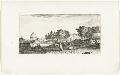 Utsikt över Dôme des Invalides i Paris Vues de Paris (serietitel) Views of Paris (serietitel) av Jeanne Françoise Ozanne